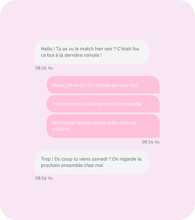 Interface Messagerie Privée
